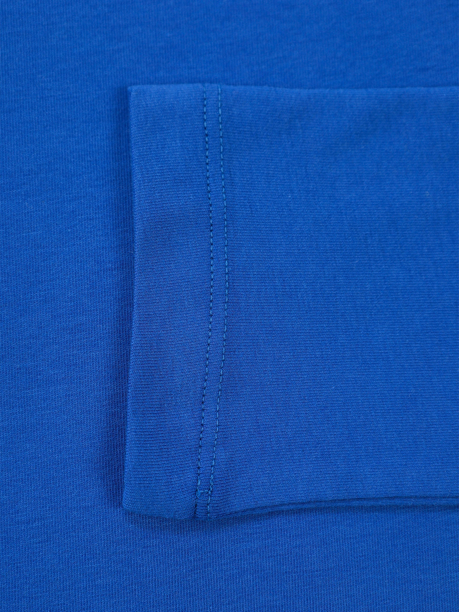 Водолазка синего цвета из смесового хлопка